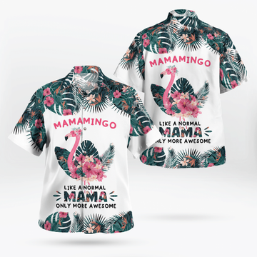 Mamamingo Hawaiian Shirt, Mother's day Hawaii shirt, Mom shirt, Gift for Mom