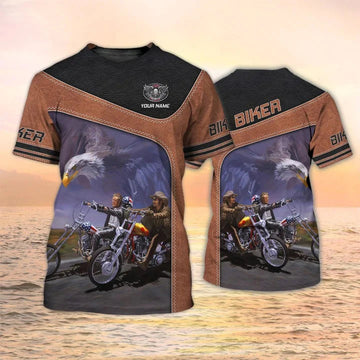 Custom Biker Shirt Motocycle Custom T-Shirt, 3D All Over Print T-Shirt For Biker, Biker Gift