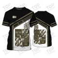 Custom Personalized Name Sweden 3D T-Shirt