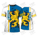 Sweden v11Sweden 3D All Over Print T-Shirt