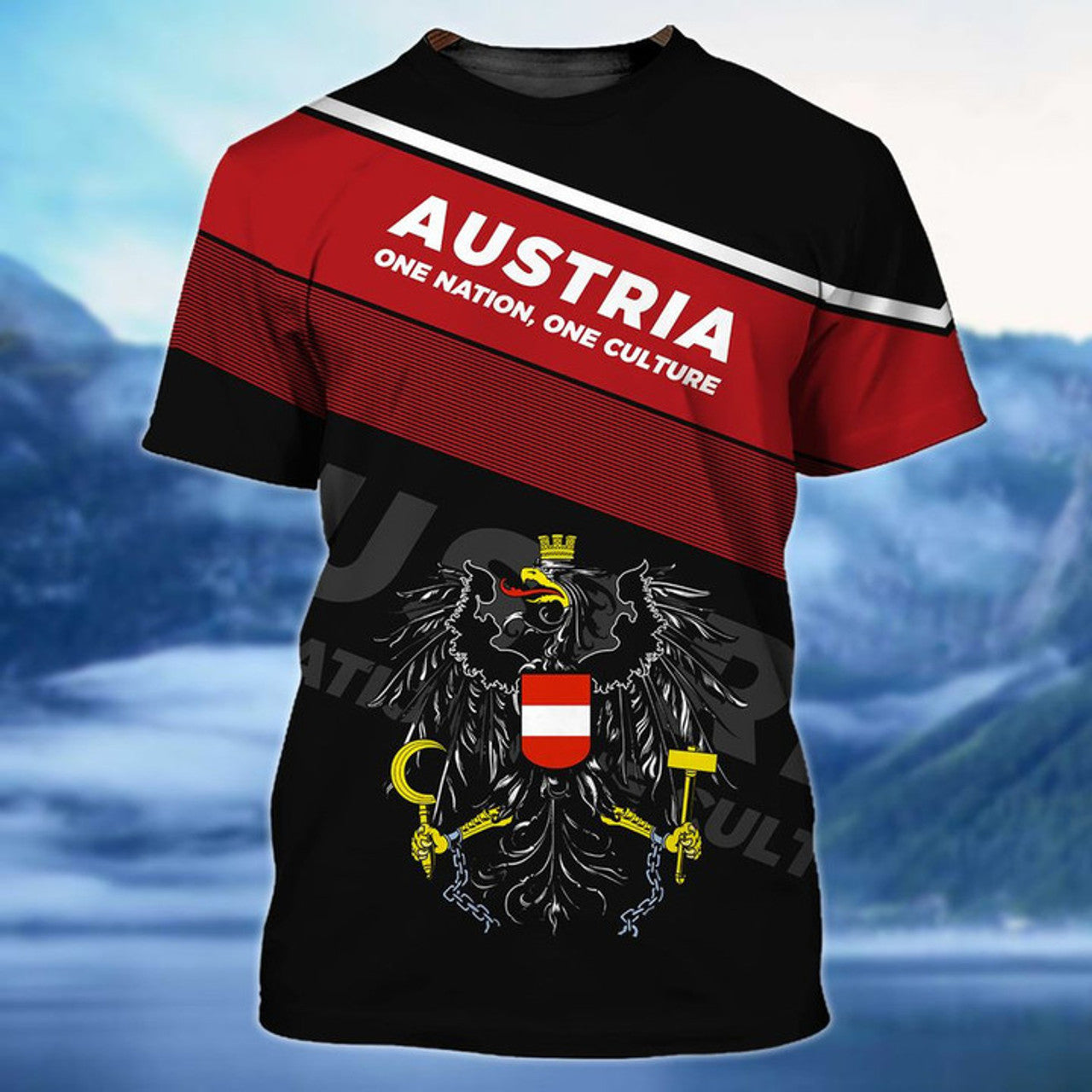 Austria 3D All Over Print T-Shirt
