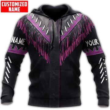 FUNSTUFFPRINT Personalized Name Cowboy Jacket No Cosplay D Over Printed Unisex Deluxe 3D Hoodie and Zip Hoodie