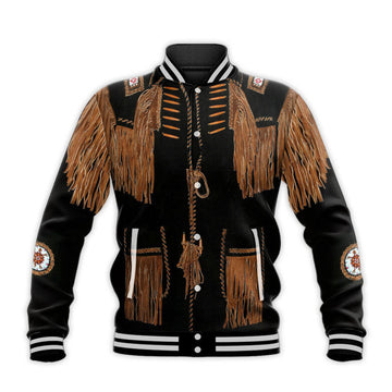 FUNSTUFFPRINT Cowboy Jacket Cosplay 3D Over Printed Unisex Jacket 3D Baseball Jacket