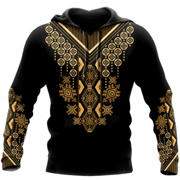 FUNSTUFFPRINT African Culture Dashiki Pattern Unisex Deluxe3D Hoodie and Zip Hoodie