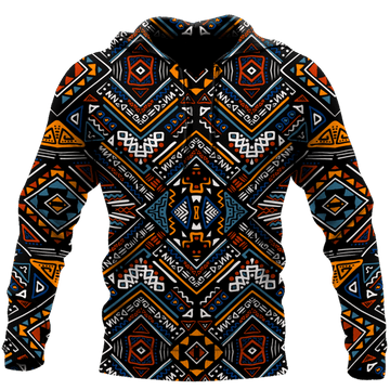 FUNSTUFFPRINT African Dashiki Pattern 3D Hoodie and Zip Hoodie