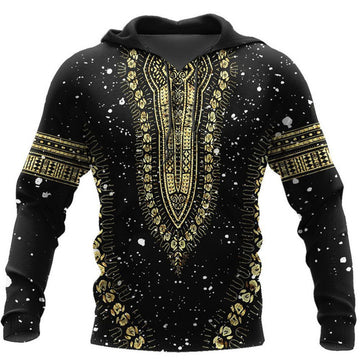 FUNSTUFFPRINT - African Luxury Pattern III 3D Hoodie and Zip Hoodie