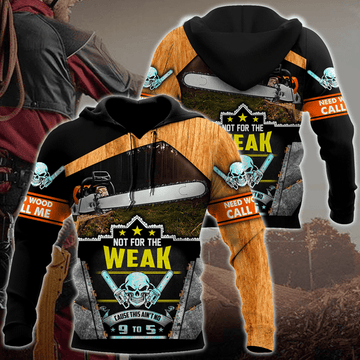 FUNSTUFFPRINT - Over Printed Chainsaw Need Wood Call Me 3D Hoodie and Zip Hoodie