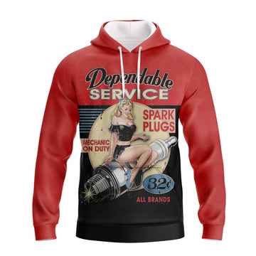 FUNSTUFFPRINT Dependable Service 3D Hoodie and Zip Hoodie