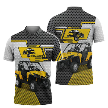 FUNSTUFFPRINT Dominique 3D All Over Print Polo Shirt Size S-5XL