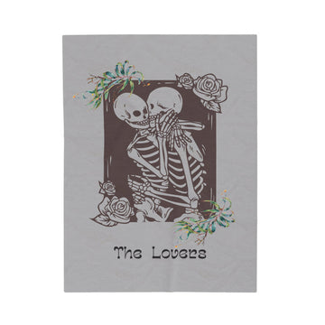 FUNSTUFFPRINT The Lovers Velveteen Plush Blanket