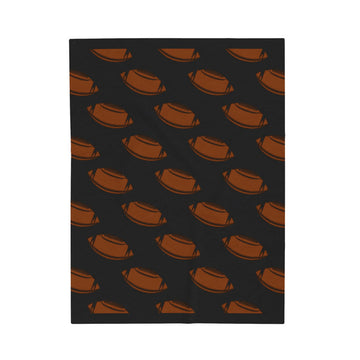 FUNSTUFFPRINT Football Velveteen Plush Blanket