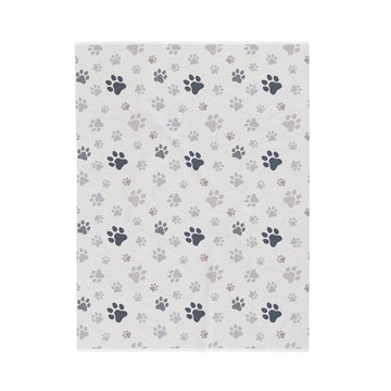 FUNSTUFFPRINT Paws Velveteen Plush Blanket