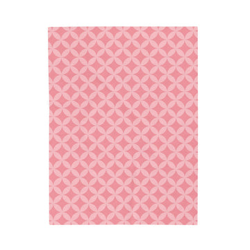 FUNSTUFFPRINT Pink Starpoint Velveteen Plush Blanket