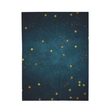 FUNSTUFFPRINT Stars Velveteen Plush Blanket