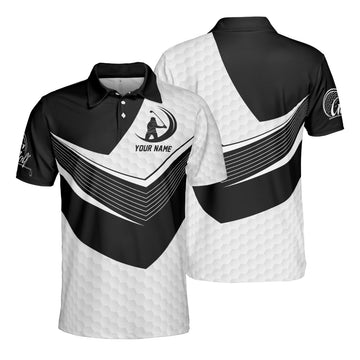 Personalized Men's Golf Shirts, Swing Golfer Polo Golf Club 3D T-Shirt Short Sleeve