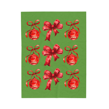 FUNSTUFFPRINT Christmas Velveteen Plush Blanket