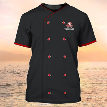 FUNSTUFFPRINT Baker Custom T-Shirt Baking Is My Therapy 3D T-shirt