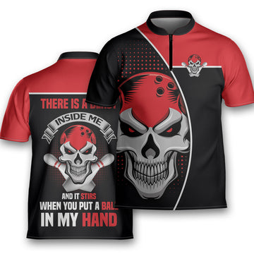 There Is A Beast Inside Me Skull Bowling Polo Jersey