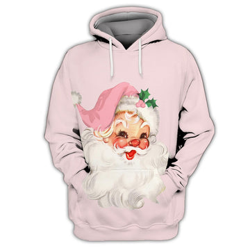 FUNSTUFFPRINT Santa Claus Christmas Hoodie Unisex Merry Christmas Hoodie 3D Hoodie and Zip Hoodie