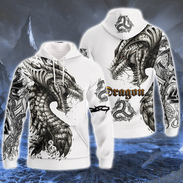 FUNSTUFFPRINT - Dragon Tattoo 3D Full Print Shirts 3D Hoodie and Zip Hoodie