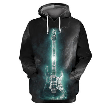 FUNSTUFFPRINT Love Guitar - Guitar 3D Shirt, Guitarist Musician Music Player for Man And Woman 3D Hoodie and Zip Hoodie