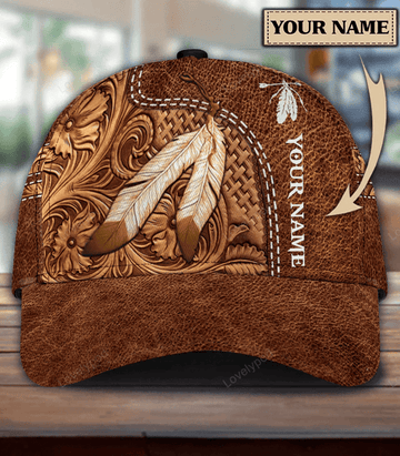 FUNSTUFFPRIT Personalized Native Classic Cap, Gift for Native Americans, Native Americans hat for men and women