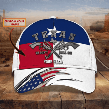FUNSTUFFPRIT Personalized Texas Baseball 3D Cap, Texas Classic Full Print Cap Hat, American Texas Cap