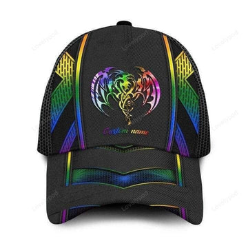 FUNSTUFFPRIT Personalized Lgbt Baseball Cap, There're Different Ways To Be Beautiful Lgbt 3D Classic Cap Hatmized Guitar Classic Baseball 3D Cap For Guitarist, Lord Of The String All Over Print Guitar Cap Hat