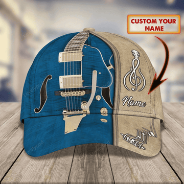 FUNSTUFFPRIT Electric Guitar Baseball Cap To My Boyfriend, Guitar 3D All Over Print Cap Hat From Guitarist Friend