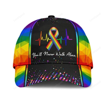 FUNSTUFFPRIT Pride Baseball Cap For Him, Equality Pride Love Is Love Lgbt Printing Baseball Cap Hat, Gaymer Gifts
