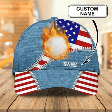 FUNSTUFFPRIT 3D Full Print Classic Cap Hat For Golfer, American Golfer Gifts, Good Quality Golf Cap For Men And Woman