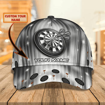 FUNSTUFFPRIT Personalized Baseball 3D Dart Cap, Let's Play Dart Cap Hat, Darter Cap Hat Summer Travel, Gift To Dart Lovers
