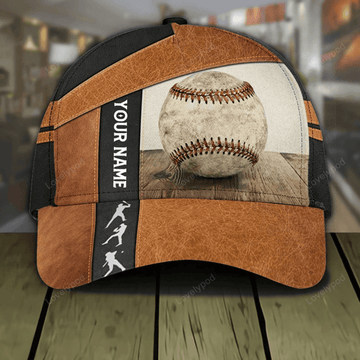 FUNSTUFFPRINT Customized Baseball Classic Cap for Friends, Glove and Baseball 3D Hat for Baseball Players