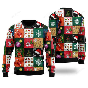 FUNSTUFFPRINT Fancy Ugly Christmas Sweater For Men, women, Adult Ugly Sweater