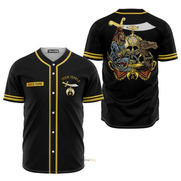 Custom Name Proud To Be Shriners - Personalized Baseball Jersey