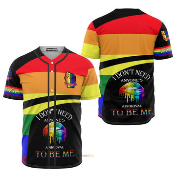 LGBT I Don't Need Anyone's - Personalized Baseball Jersey