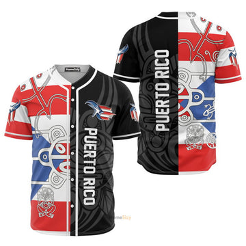 Puerto Rico Draw - Baseball Jersey