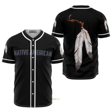 Leather Prayer Native American - Baseball Jersey