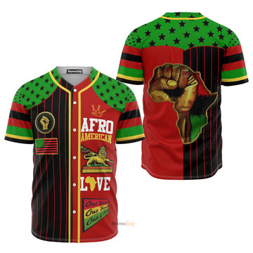 Afro American Love For Juneteenth - Baseball Jersey