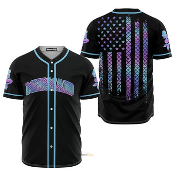 Hologram Mermaid - Baseball Jersey