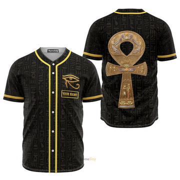 Custom Name Egyptian Mythology - Personalized Baseball Jersey