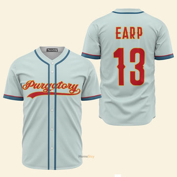 Purgatory Blue - Baseball Jersey