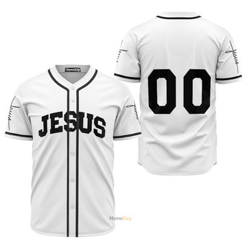 Custom Name And Number Jesus Christian Athletic Style - Personalized Baseball Jersey