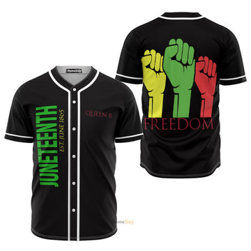 Freedom African Juneteenth Since 1865 - Baseball Jersey