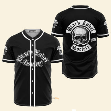 B&W Black Label Society - Baseball Jersey