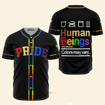 LGBT Pride Human beings - Baseball Jersey