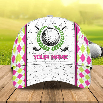 FUNSTUFFPRIT Customized Womens Golf Cap, Baseball Golf Cap, Classic Golf Cap For Girl, Best Gift To Golf Lover