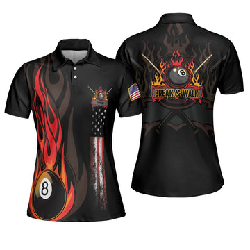 Custom Personalized Don Burnside Custom Short Sleeve Women Polo Shirt, Best Gift For Women , Polo Shirt Gift For Ladies