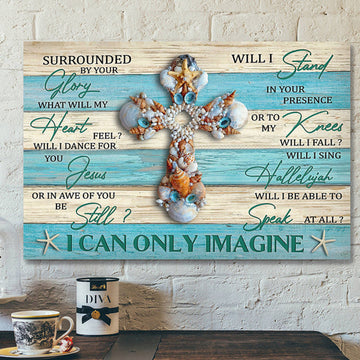 Bible Verse Wall Art Canvas - Jesus Christ Poster - I Stand In Your Presence Canvas Poster