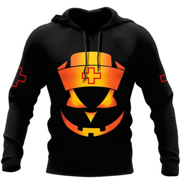 FUNSTUFFPRINT Nurse 3D Hoodie Halloween Gift 3D Hoodie and Zip Hoodie
